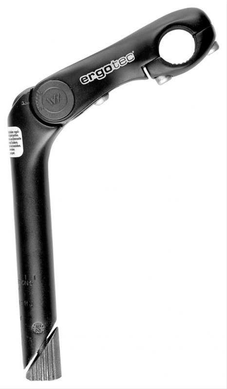 Vorbau Ergo Tec Kobra Vario schwarz 90 mm Ausladung