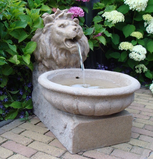 Ubbink AcquaArte Springbrunnen Basel Sandsteinoptik
