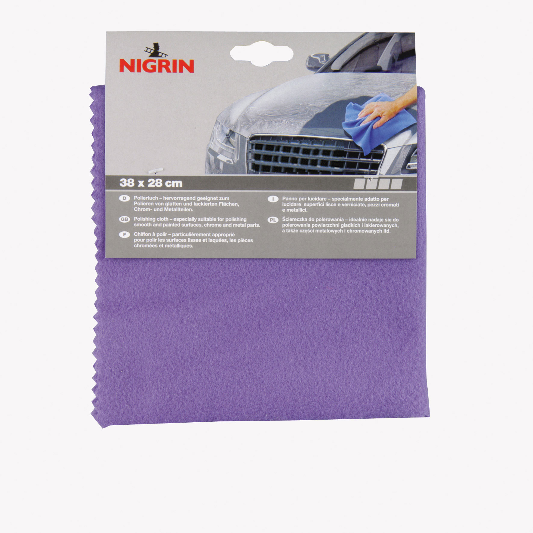 Nigrin Poliertuch 38x28cm 1 Stück