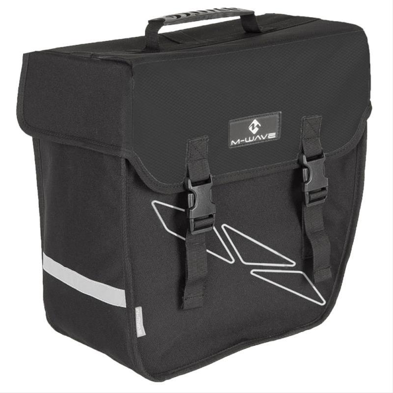 Fahrradtasche Einzeltasche M-Wave schwarz rechts