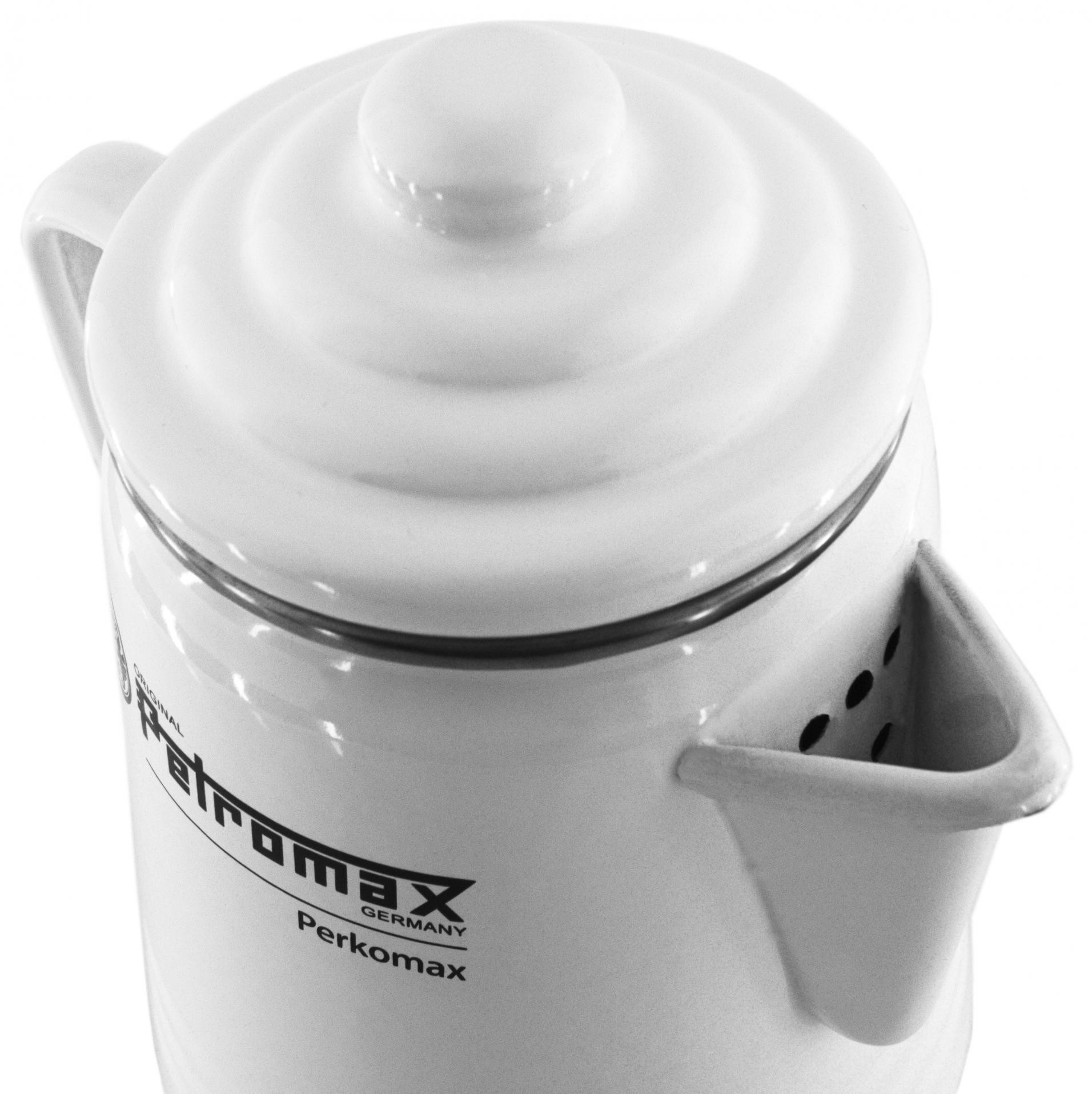 Teeperkolator / Kaffeeperkolator Petromax Perkomax 1,5l weiß