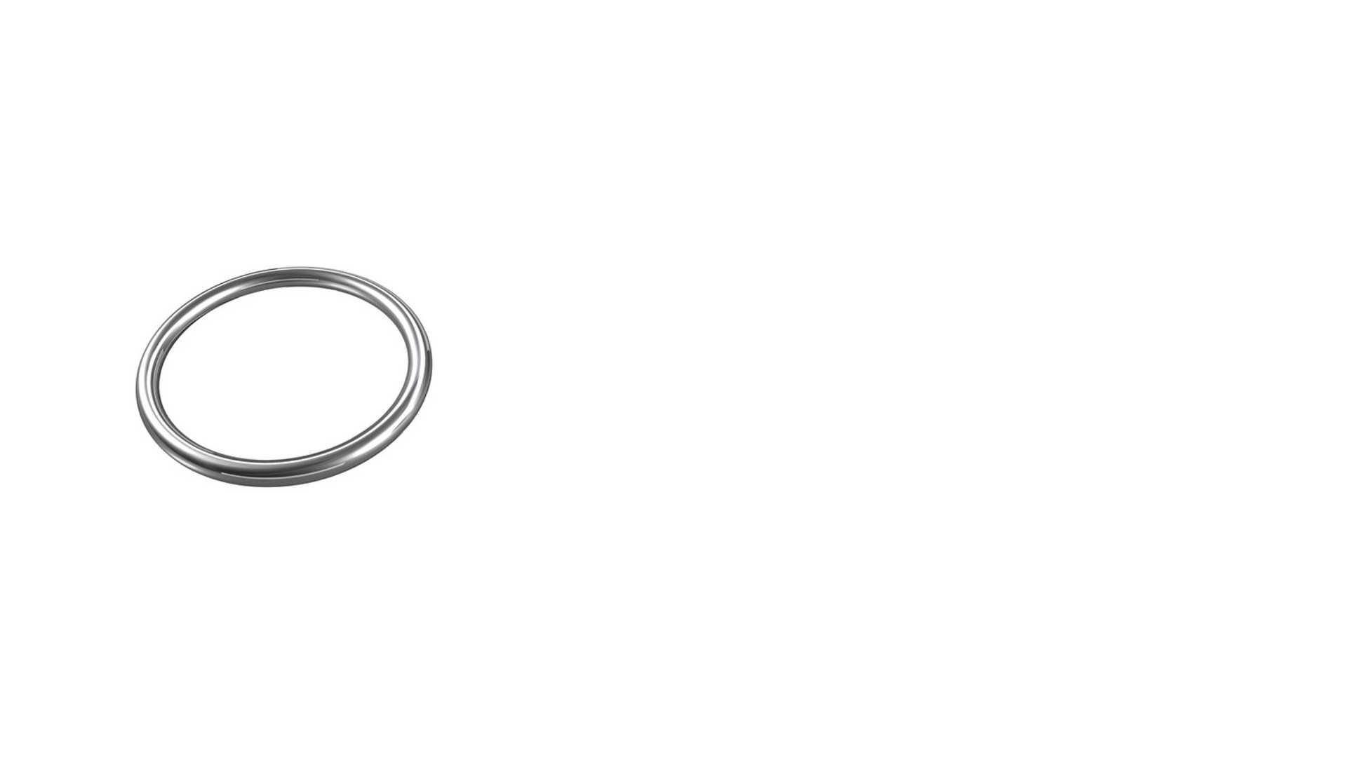 Runde Ringe 8 mm 2 Stück