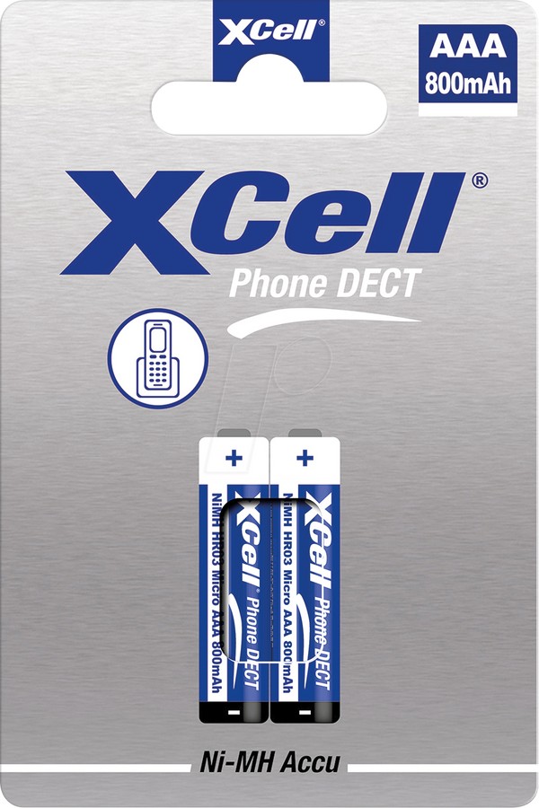 XCell Dect Phone X800 Akku Micro AAA