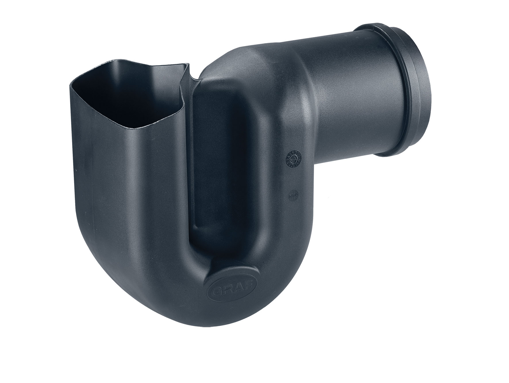Überlaufsiphon DN 300 schwarz GRAF 330452