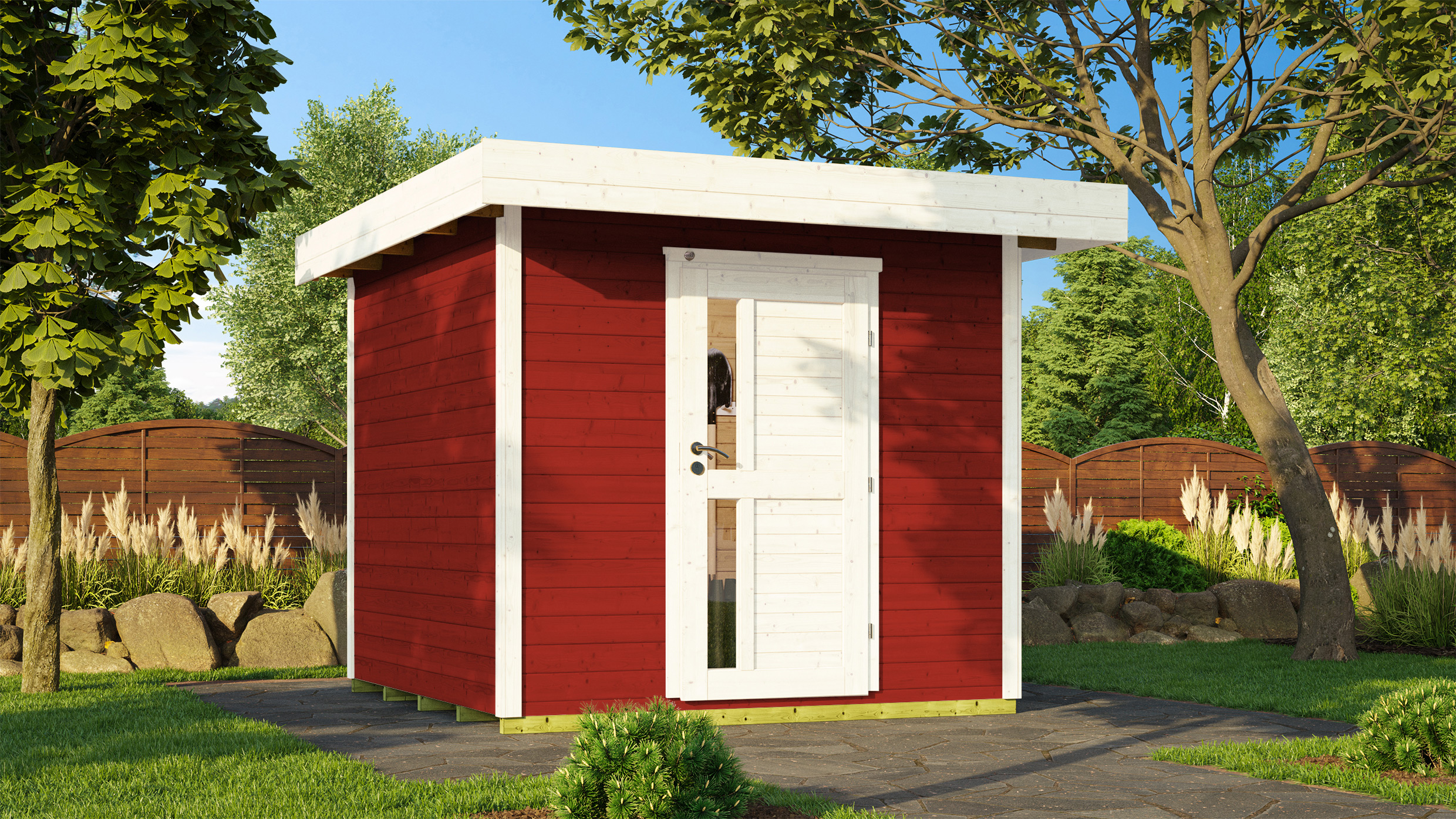 weka Designhaus 172 Gr. 2, schwedenrot, 28 mm