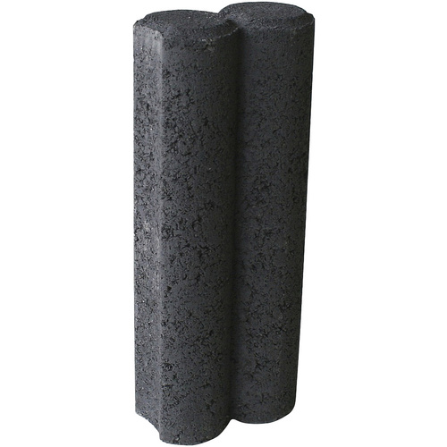 EHL Palisade Beeteinfassung Beton rund anthrazit 10x25x6cm