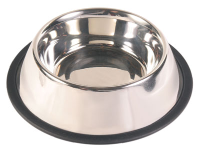 Trink- und Fressnapf Edelstahl TRIXIE Ø17cm schwere Ausführung 900ml