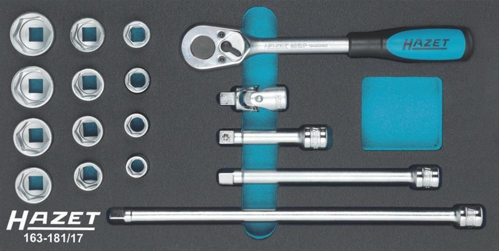 Werkzeugmodul 163-181/17 Steckschlüssel 3/8" Hazet
