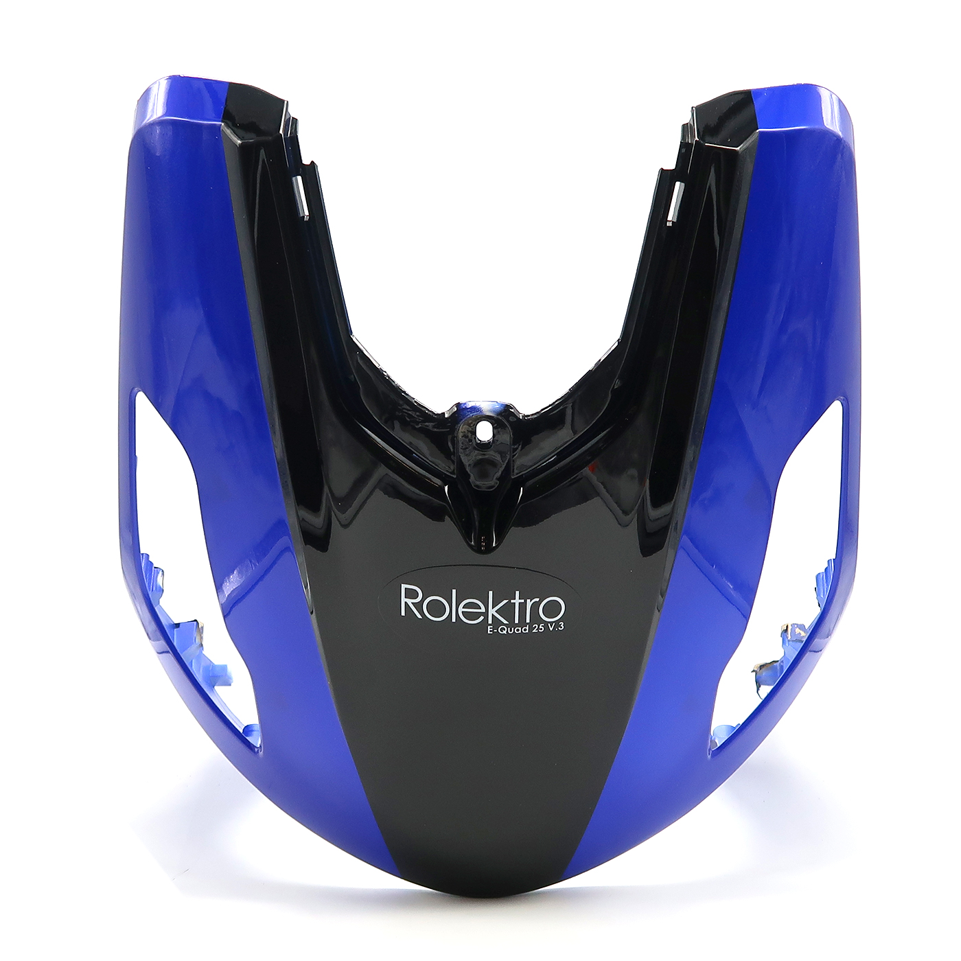 Rolektro Verkleidung, Frontschutz, Frontschürze Blau Schwarz für Quad