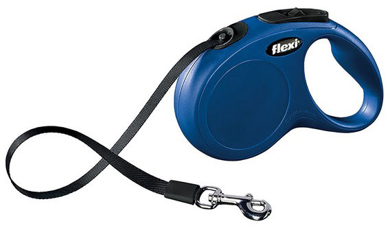Hundeleine Flexi New CLASSIC COMPACT Gr.S 5m bis 15kg blau