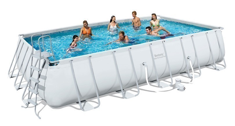 Pool / Frame Pool Bestway Power Steel Komplett-Set 671x366x132cm
