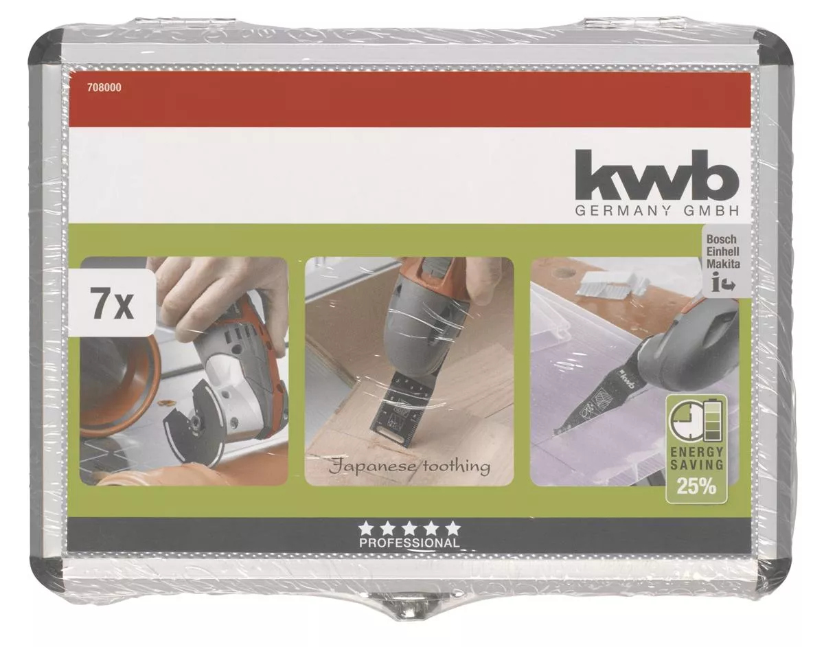 KWB Universal-Set 7-tlg. im Alu-Koffer