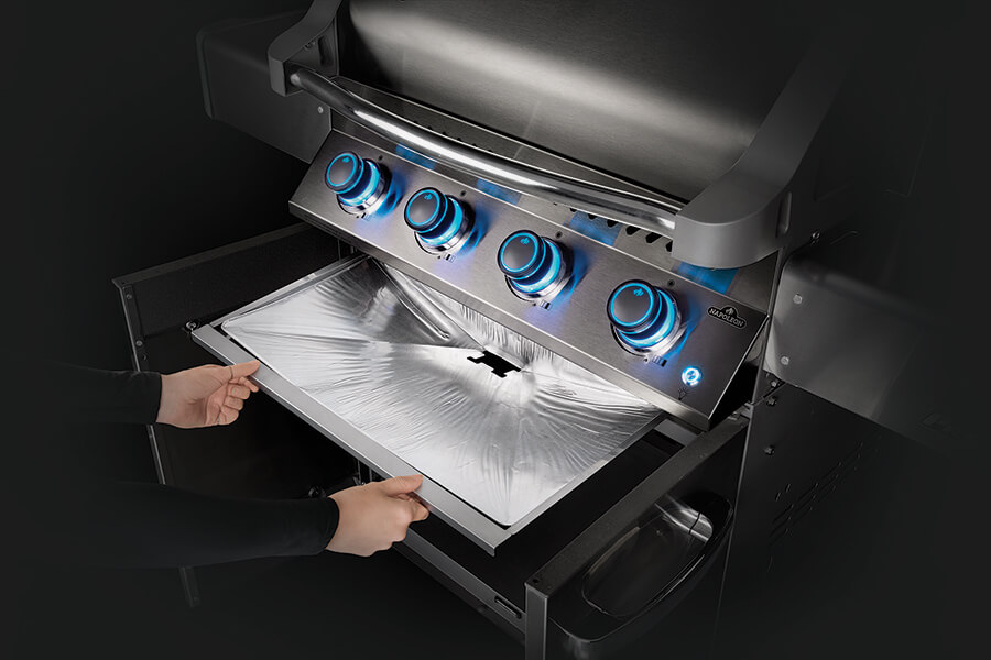 Napoleon Fettwanne Alueinsatz für Gasgrill Rogue 525 3er Set