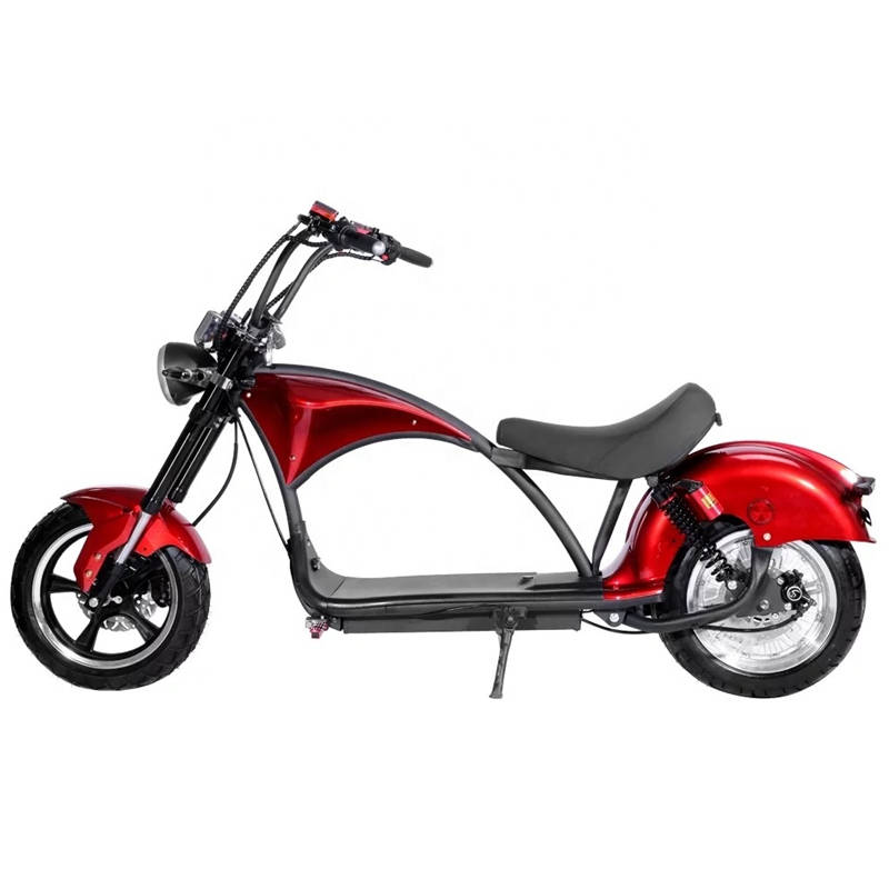 Elektroroller Chopper 45Kmh CP4-3.0 rot 30AH Batterie