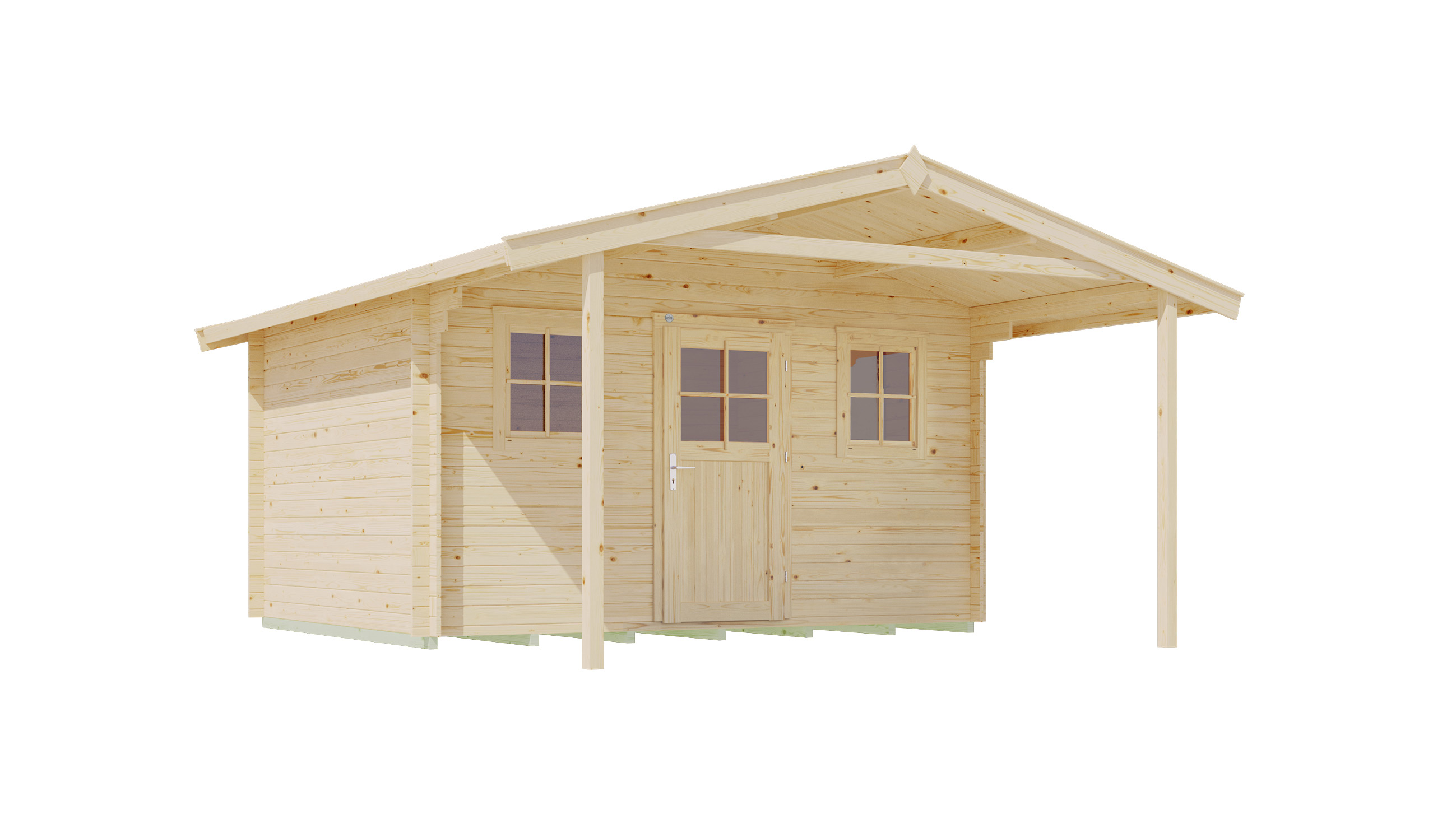weka Gartenhaus 110 A Gr.1, 28 mm, V200, ET, 2 EF