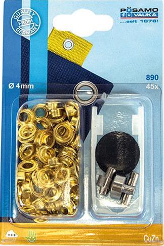 Öse MS vernickelt (SB) 4,0mm a 60 Stück