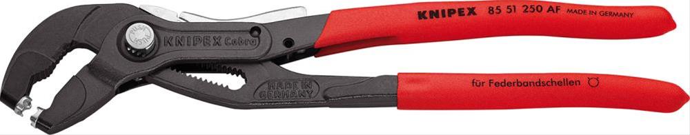 Federbandschellenzange 250mm Feststeller Knipex