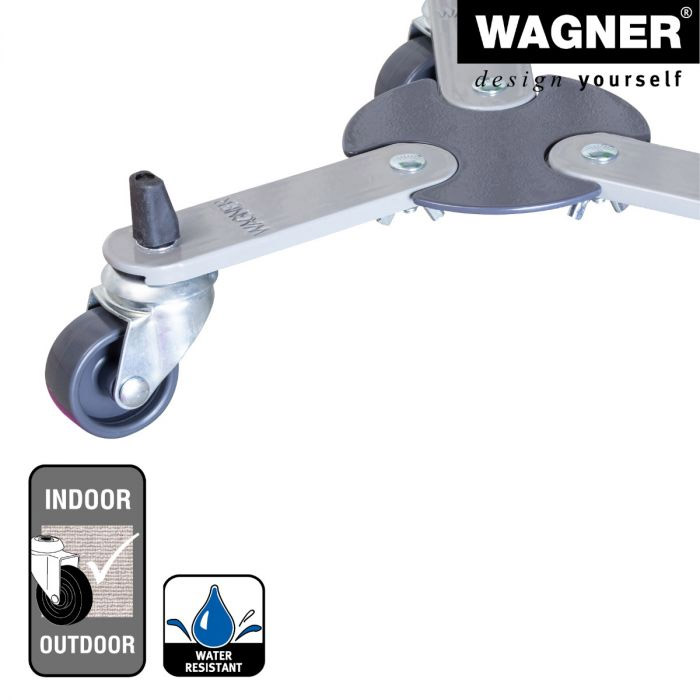 Multiroller Pflanzenroller Stahl ausziehbar für 75 kg