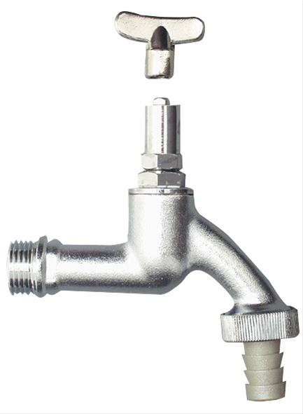 Auslaufvtl.m.V.Schl.1/2" matt chrom