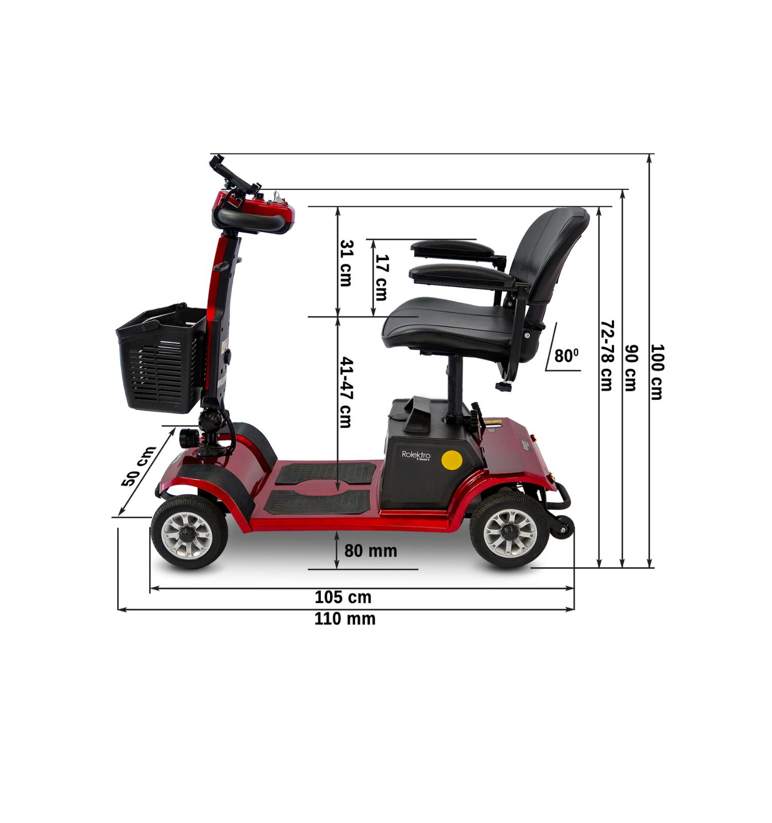 Rolektro Senioren Scooter 6 Km h e Quad Führerschein frei BG