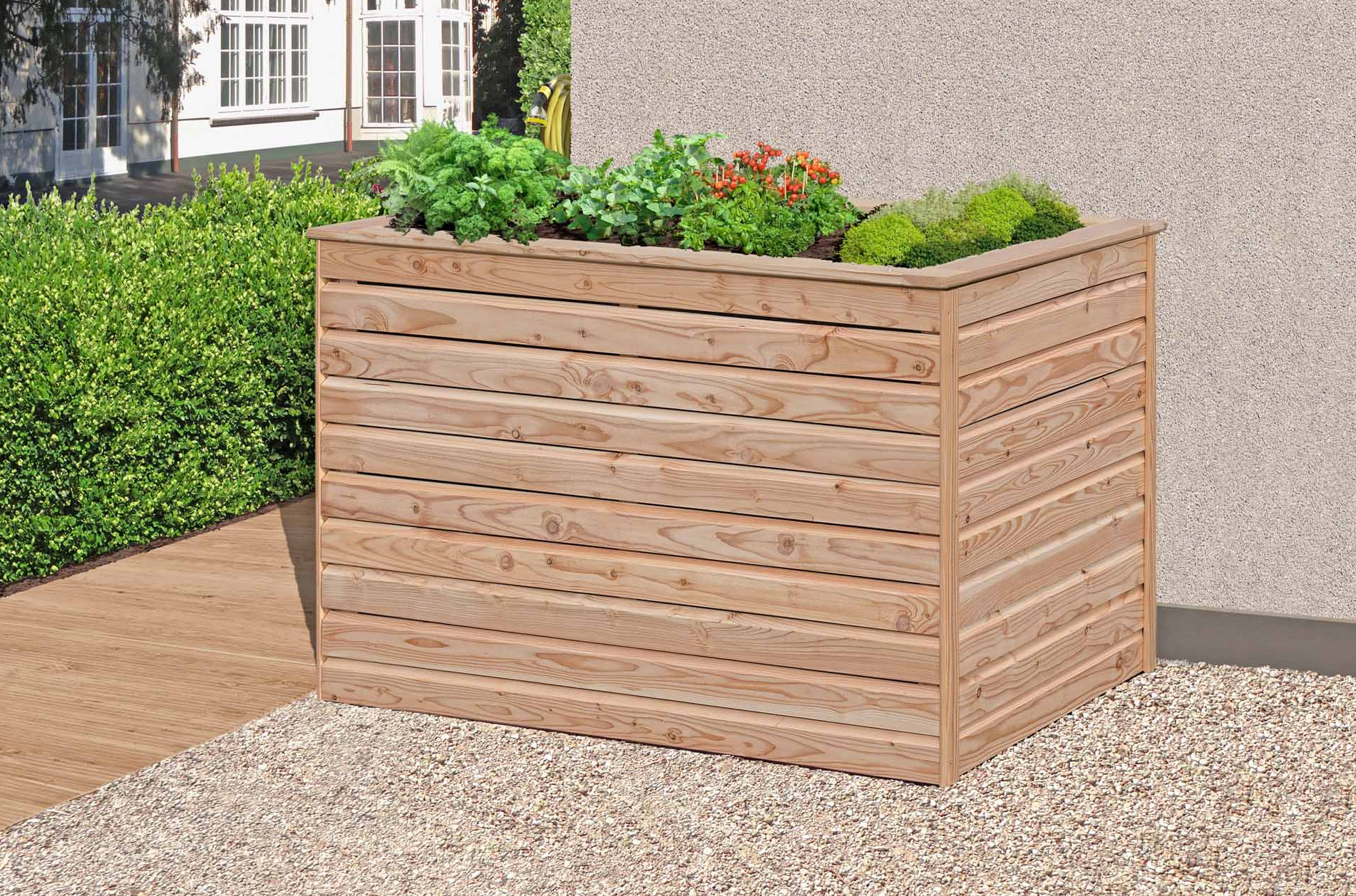 Hochbeet RHOMBUS L Lärche natur 127x78x80cm