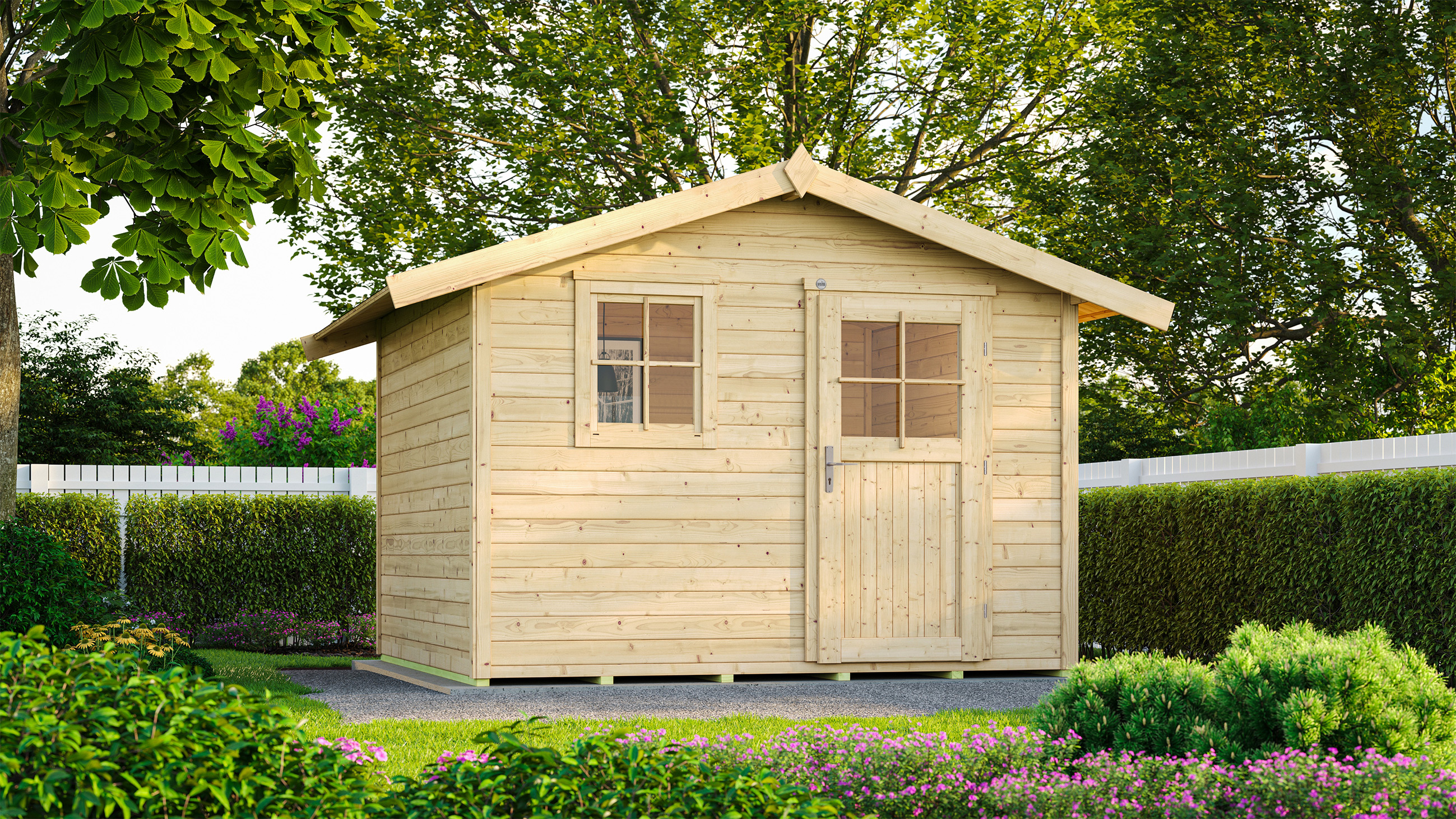 weka Gartenhaus 123 Gr.4, natur