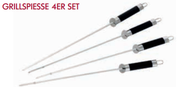Grillspieße 4er Set  45,5 cm lang
