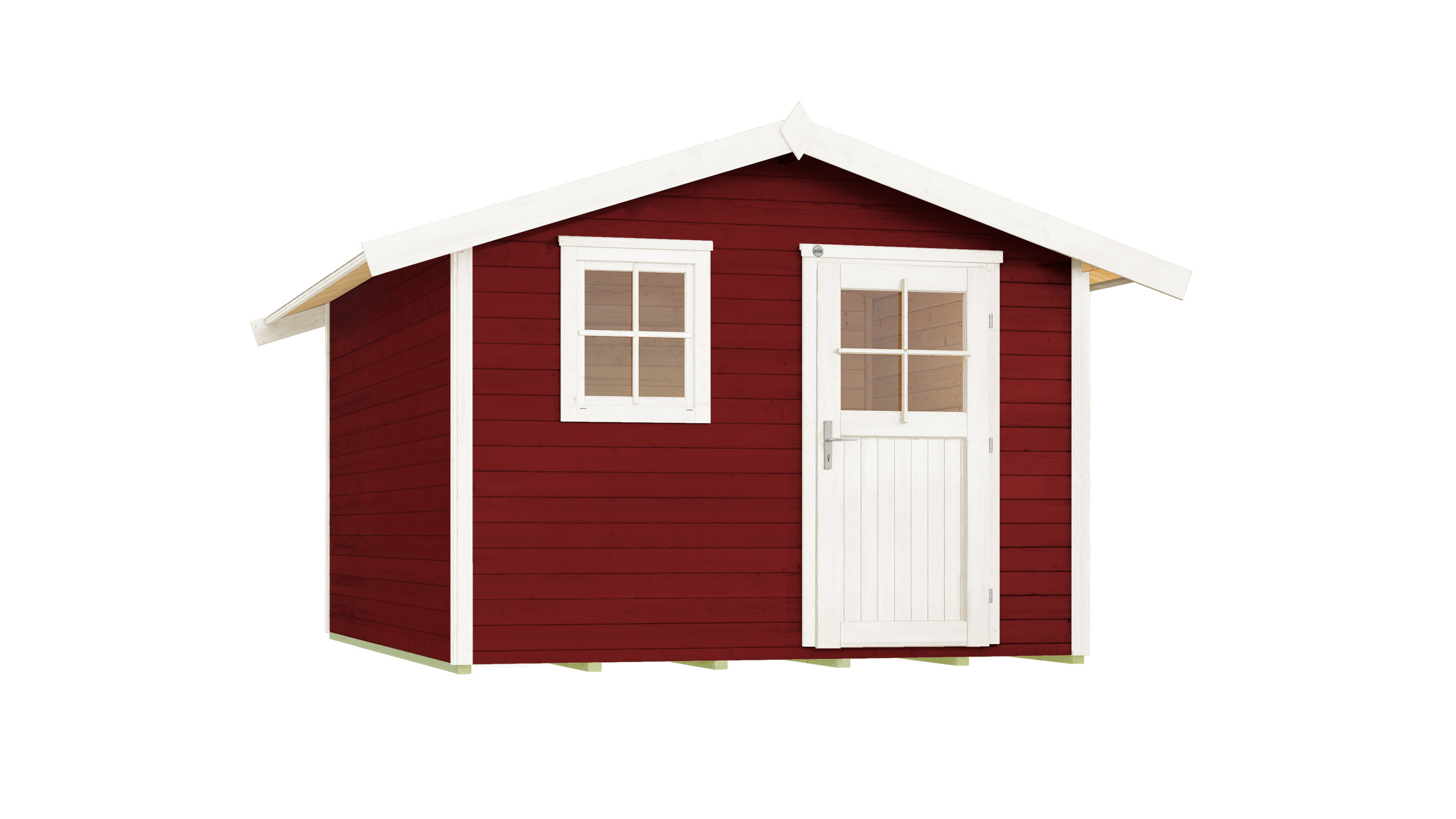 weka Gartenhaus 123 Gr.5, schwedenrot