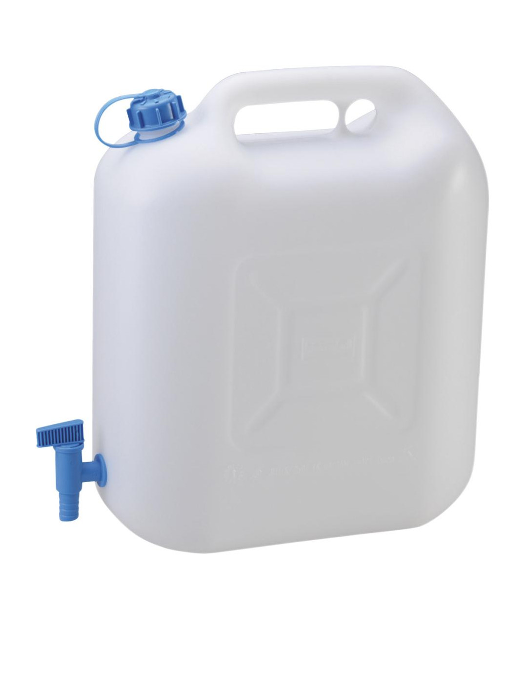 Frischwasserkanister  22 L HD-PE natur mit Ablasshahn