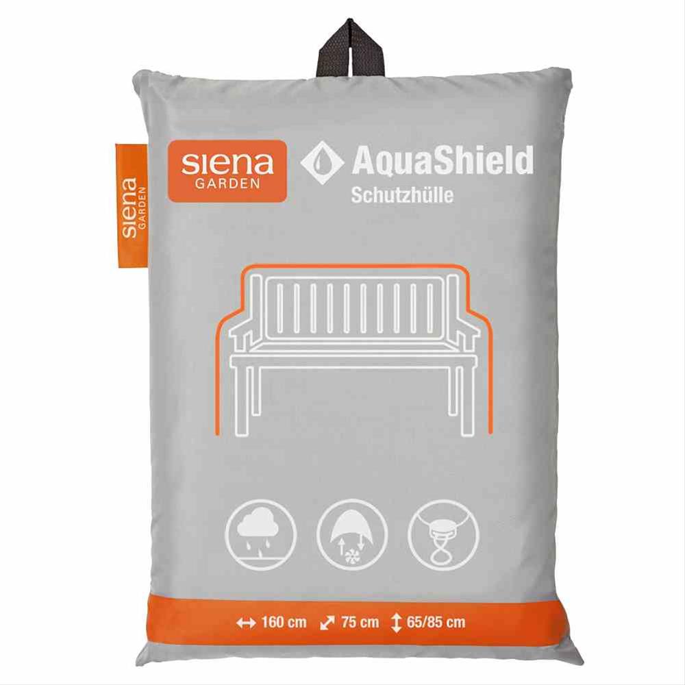 Schutzhülle Gartenbank Siena Garden AquaShield grau 160x75x85cm