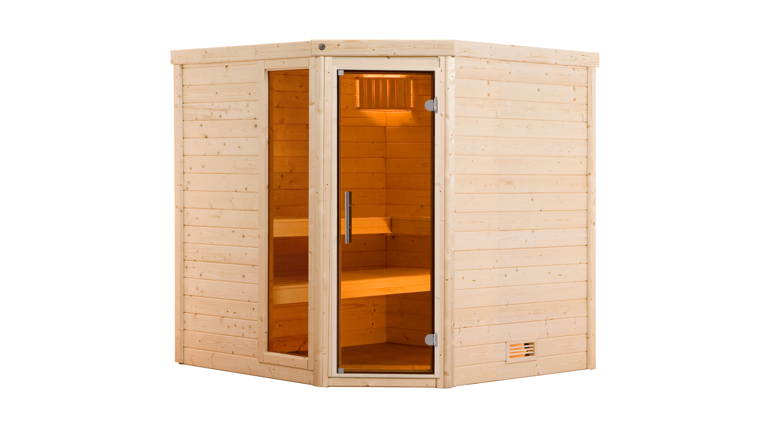 Weka Massivholz Sauna TURKU 2 GTF