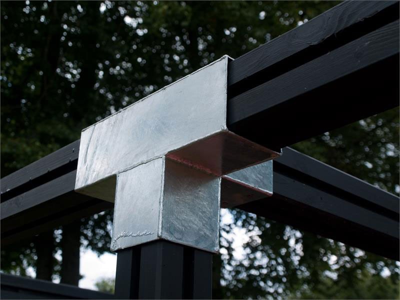 Verlängerungsbeschlag Cubic 9x9cm doppelt Plus 30,5x20x20cm verzinkt