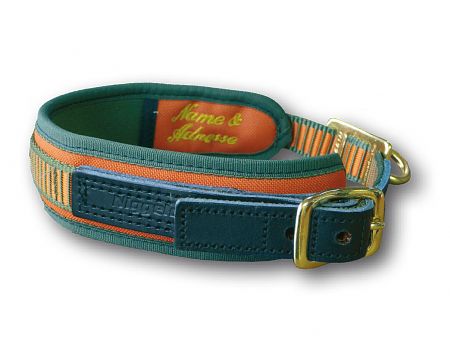 Niggeloh Halsung DeLuxe M orange/oliv