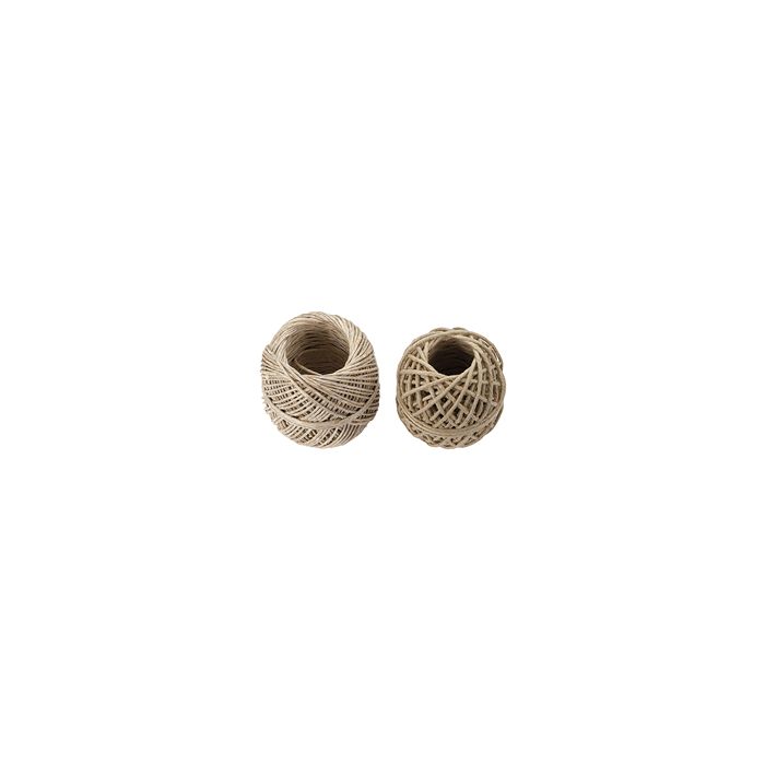 Hanf-Bindfaden 1,5 mm natur, Knäuel im SB-Doppelpack