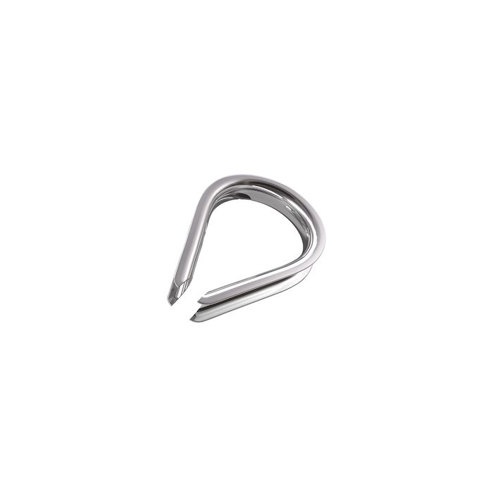 Kausche für Seil bis 8 mm, Edelstahl, SB-Box 2 Stück