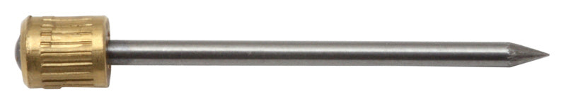 Stahlnadeln für Wandhaken, Ø 1,2 × 26 mm, Messingkopf