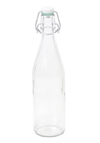 Glasflasche / Glasbügelflasche 500ml