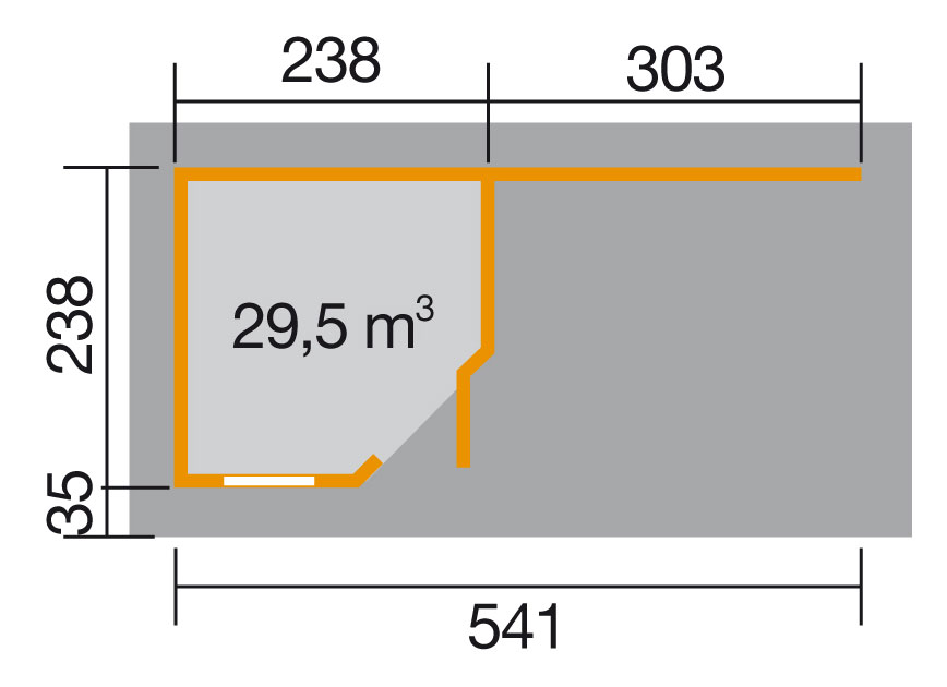 weka Komfort Designhaus 213 Plus B Gr.1 schwedenro