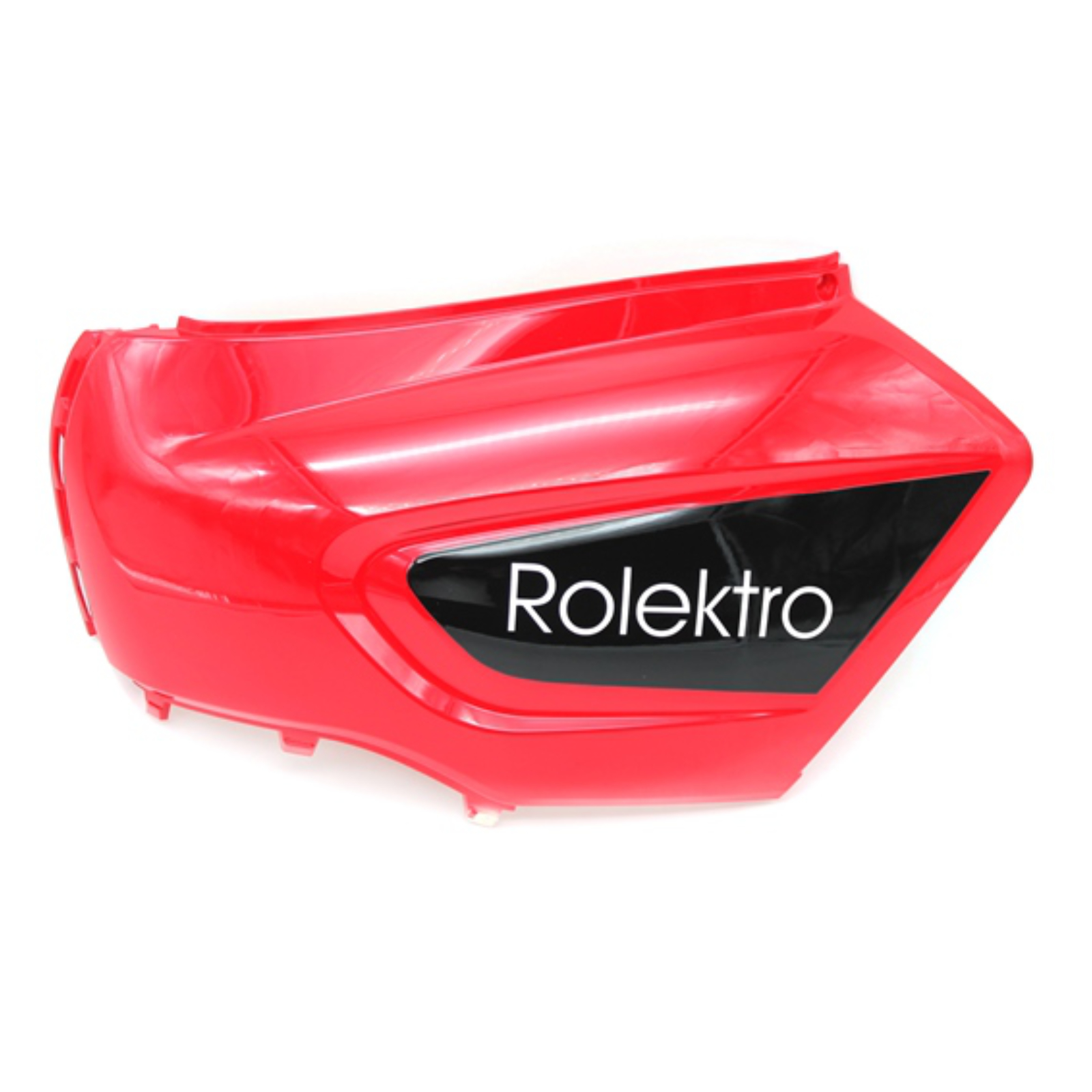 Rolektro Seitenverkleidung, links, rot für Carrier25V2/V3