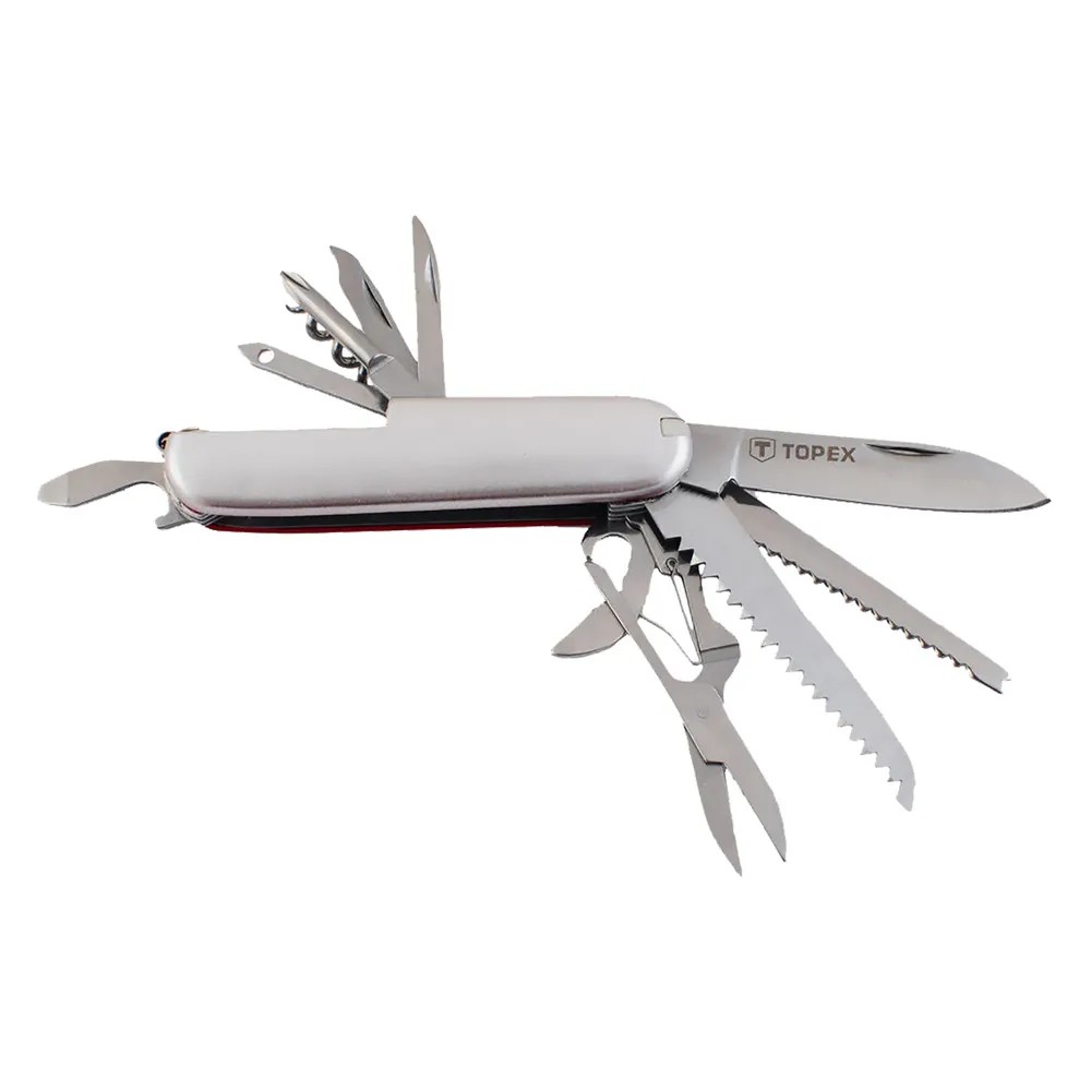 Taschenmesser rostfrei, 13 Funktionen
