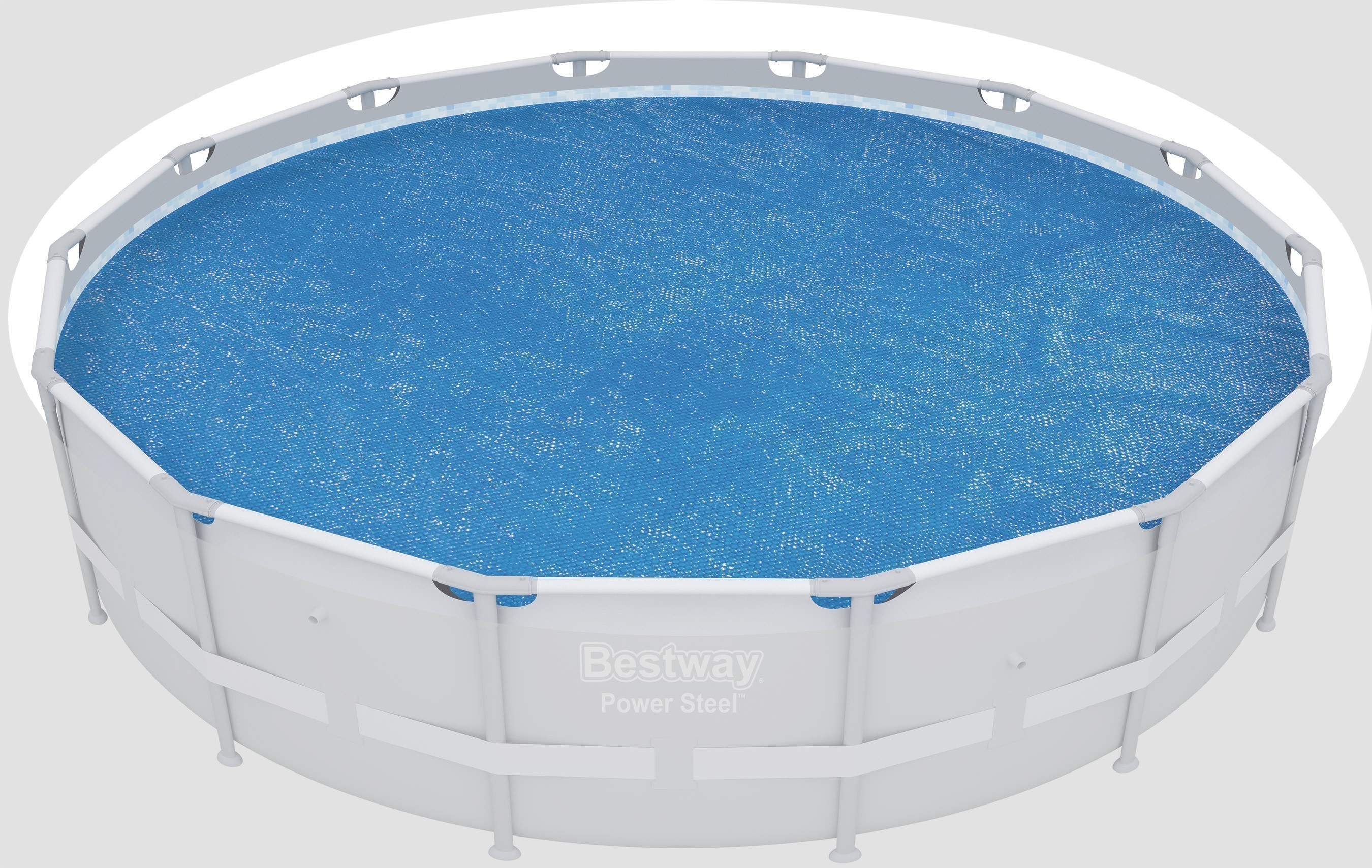Poolabdeckung / Solarabdeckplane Bestway Frame / Fast Set Pool Ø417cm