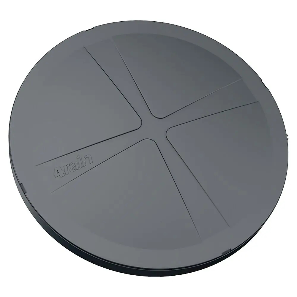 Garantia Regentonnen Universaldeckel 59 cm – Graphitgrau