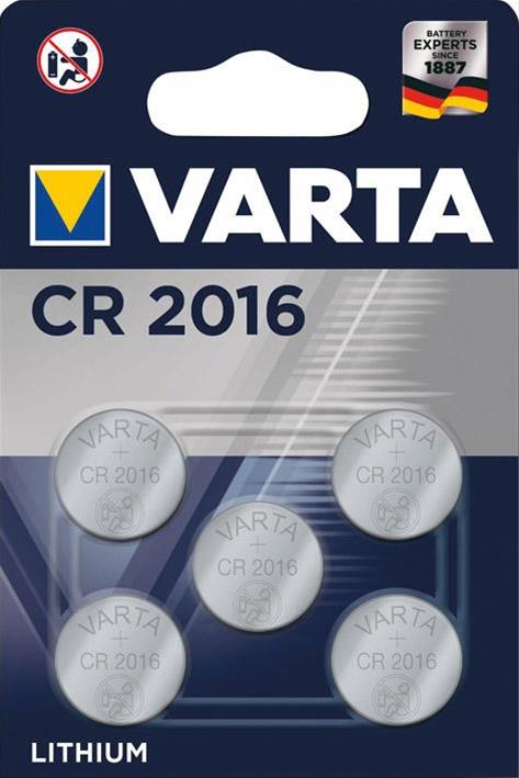 Batt.ELECTRO.CR2016 5er Blister VARTA