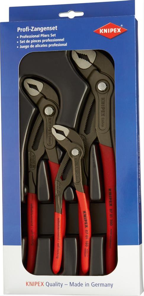 KNIPEX Schlauchschellenzange für Click-Schellen, KFZ, Chrom-Vanadium,  atramentiert, 250 mm, 85 51 250 C