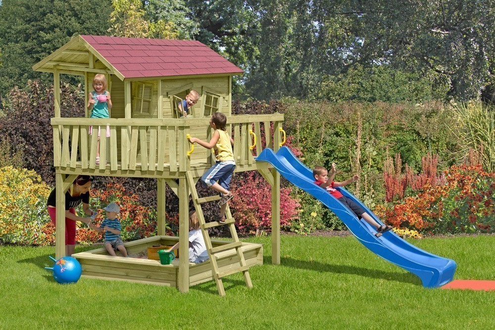 Baumhaus / Stelzenhaus Spielhaus CRAZY Maxi 226x240x300cm