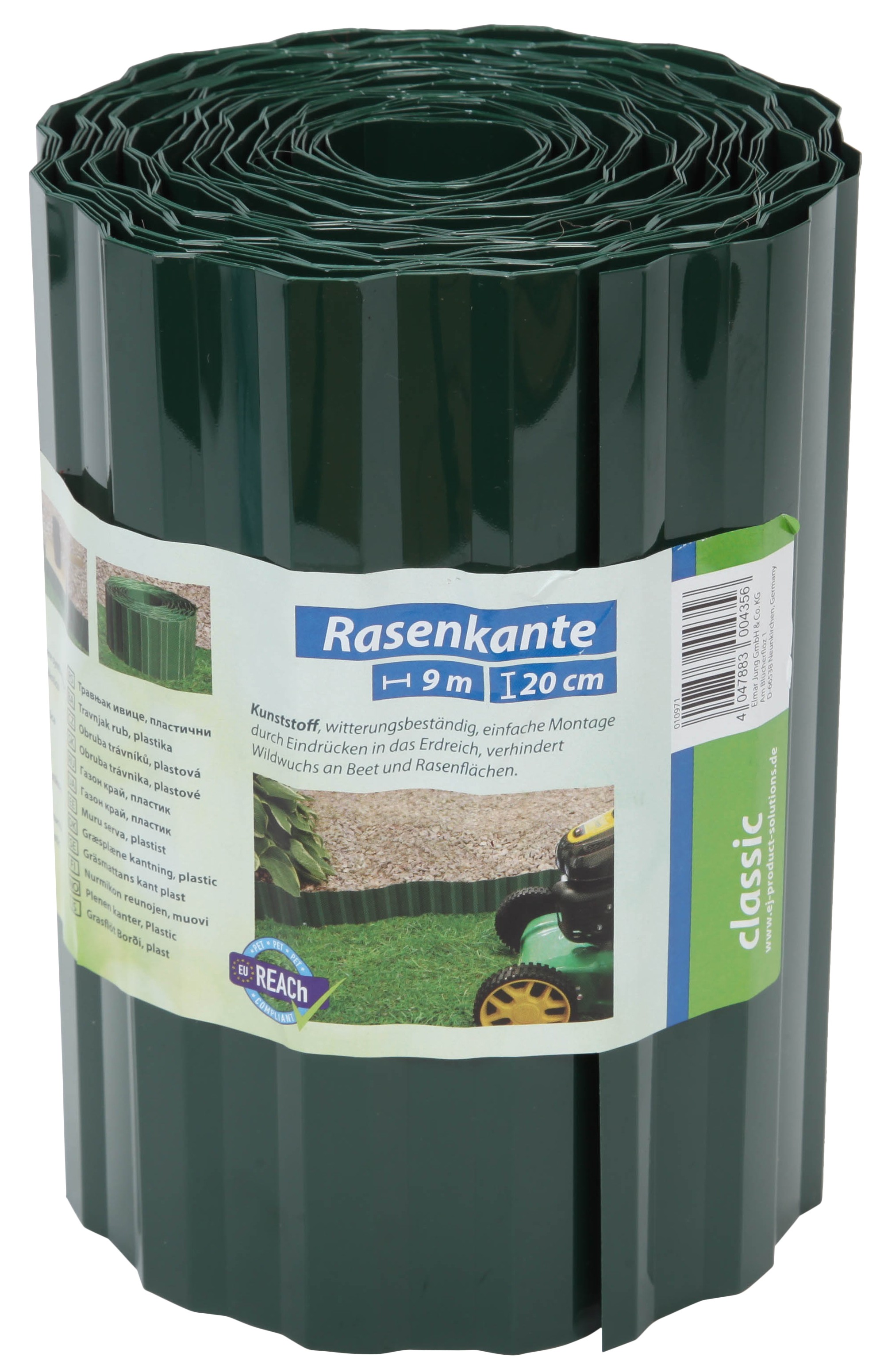 Rasenkante / Raseneinfassung classic floraworld 9x0,20m grün