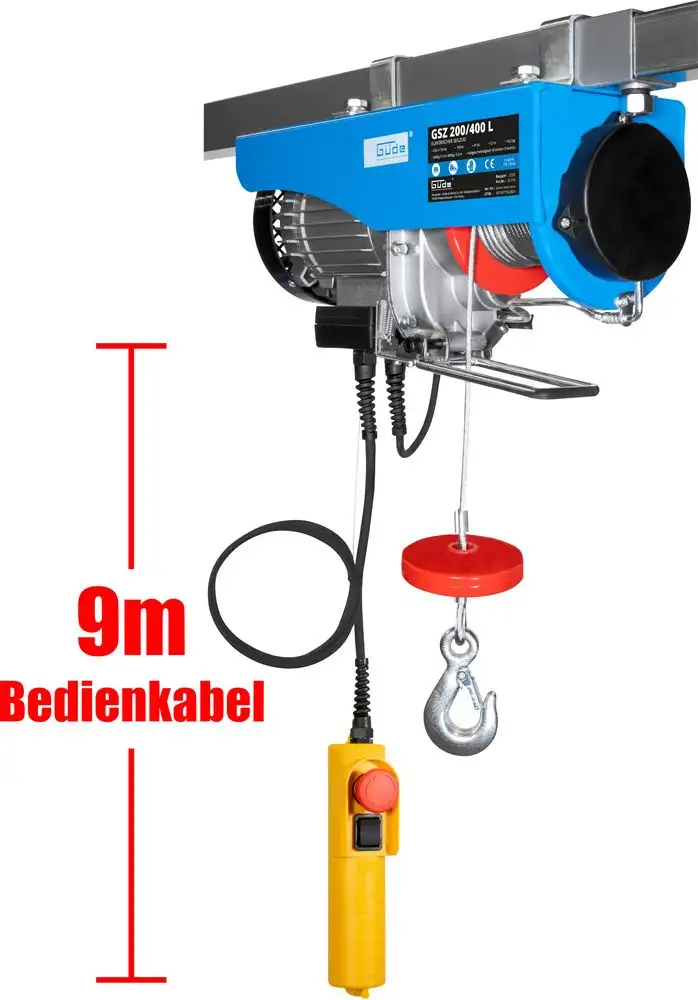 Güde Elektrischer Seilzug GSZ 200/400L 1716