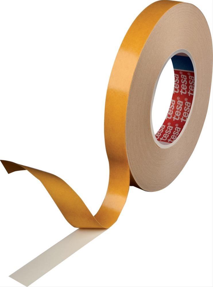 tesa® tesafix doppelseitiges Klebeband 50m x 12mm weiss