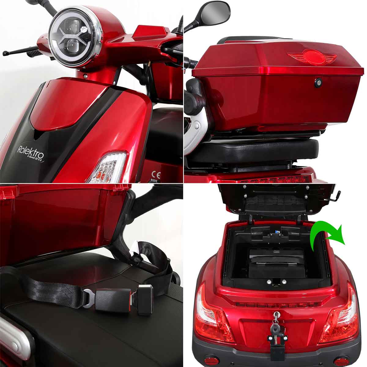 Rolektro V3 Seniorenmobil rot