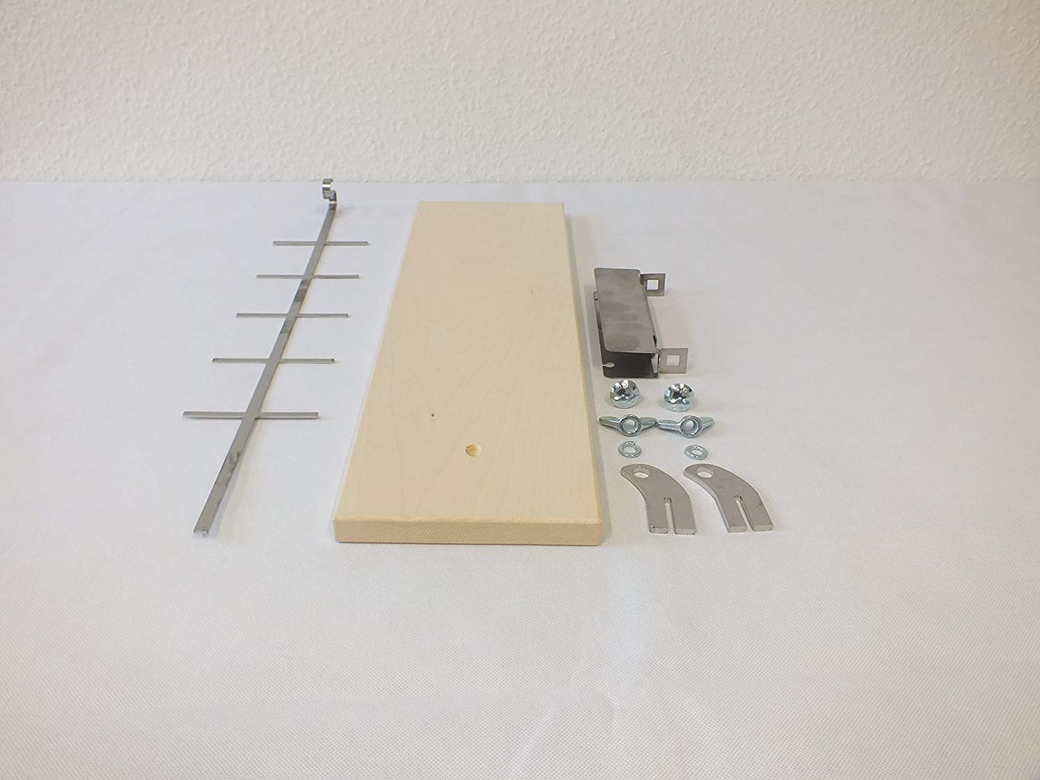 Flammlachsbretter Planke Räucherbretter 4 Stück mit Halter verstellbar